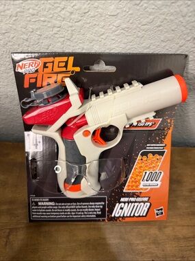 Nerf Pro Gel Fire Ignitor with 1000 gel fire rounds NEW